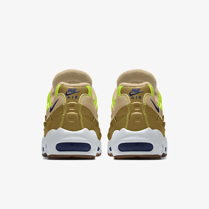 Giày Nike Air Max 95 Unlocked By You Nữ Nâu Xanh